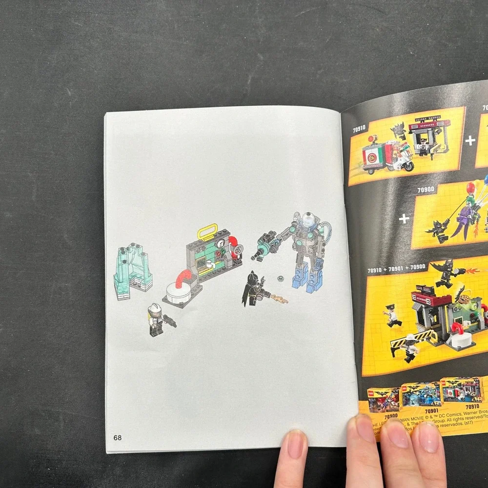 LEGO Batman DC Comics‎ Super Heroes Movie Lot of 7 Building Instruction Manuals